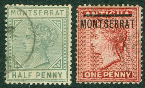Montserrat 1884 85 - sg,