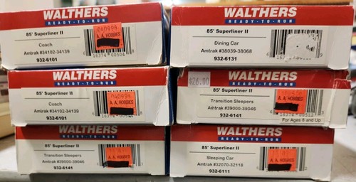 Walthers amtrack 85 - walthers, 85’