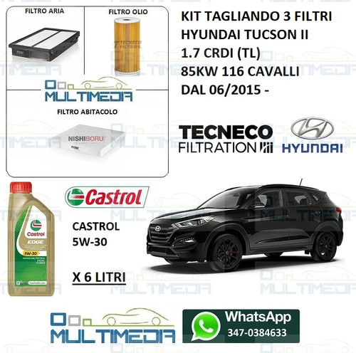 Kit tagliando filtri olio - 3,