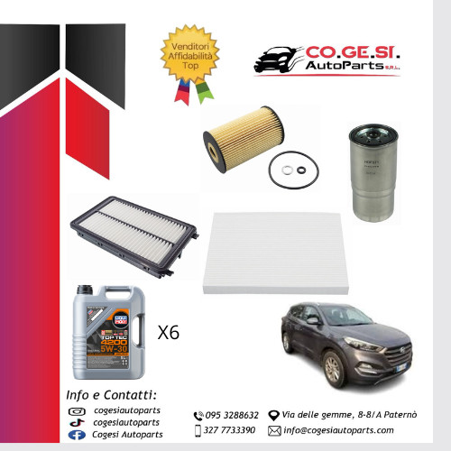 Kit tagliando hyundai tucson - kit,